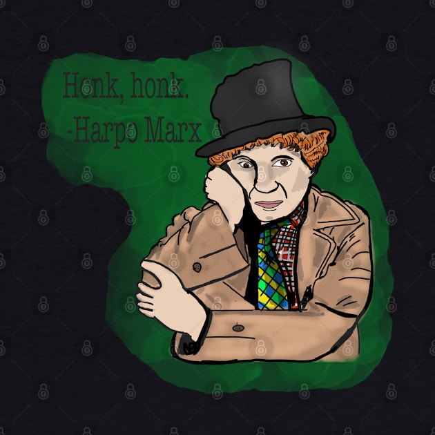 Harpo Marx by TL Bugg